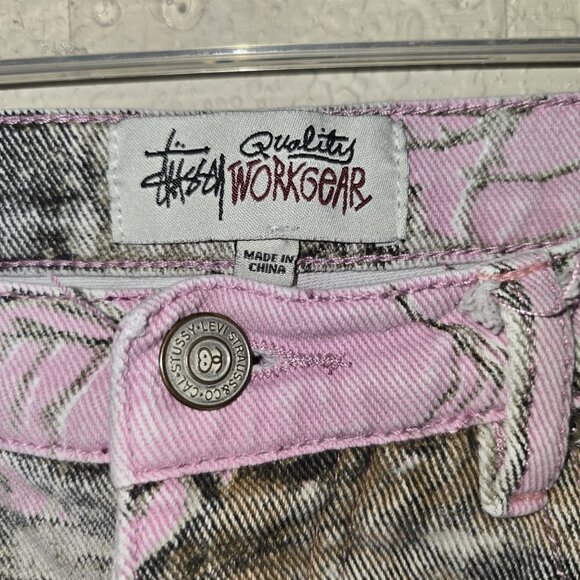 Stüssy Workgear x Realtree Edge Pink Camo Pants - Rare Streetwear - Picture 11 of 14